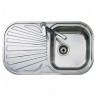 Sink with One Basin and Drainer Teka 11107020 Stainless steel