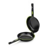 Omelette Pan BRA A121467 Ø 26 cm Black Aluminium