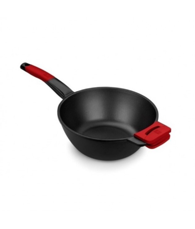 Wok Pan BRA PREMIERE Red/Black (Ø 28 cm)