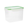 Hermetic Lunch Box Quid Greenery Transparent Plastic (3,7 L) (Pack 4x)