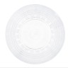 Flat plate Quid Viba Transparent Plastic (Ø 26 cm) (Pack 12x)