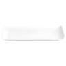 Plate Quid Chef Baguette Ceramic White (25 x 12 cm) (Pack 6x)