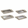 Tray DKD Home Decor (2 pcs) (40 x 30 x 6 cm)