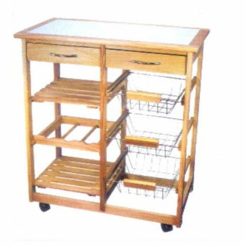 Vegetable trolley DKD Home Decor (67 x 37 x 79 cm)