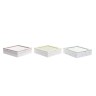 Box for Infusions DKD Home Decor Crystal Metal MDF (24 x 24 x 7 cm) (3