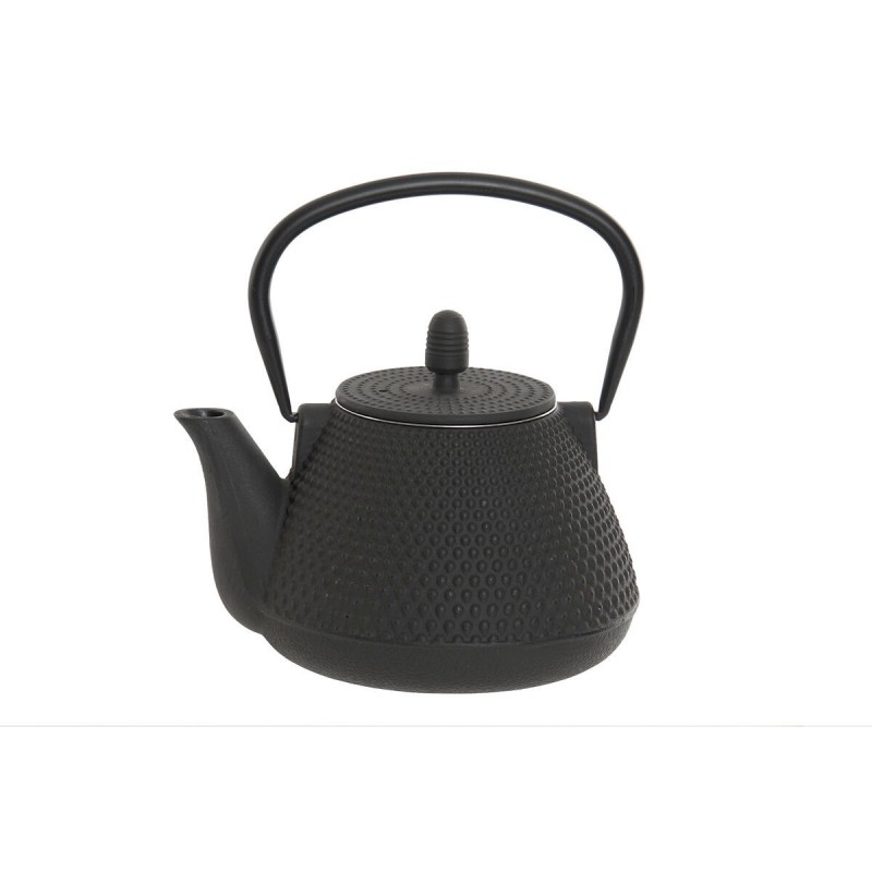 Teapot DKD Home Decor Black Cast iron (1L)