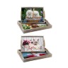 Set of trays DKD Home Decor Multicolour MDF Wood (2 Pieces) (40 x 30 x