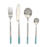 Cutlery DKD Home Decor Blue Silver Stainless steel (3,9 x 2,5 x 19,7 c