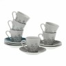 Piece Coffee Cup Set Versa Nomma Porcelain (6 Pieces) (5,8 x 6 x 5,8 c