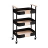 Serving trolley 5five Black (75 x 45,5 x 28,5 cm)