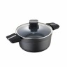 Casserole with lid San Ignacio Bistro SG6425 Aluminium Matte back (Ø 2