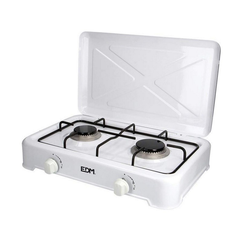 Gas Cooker EDM White